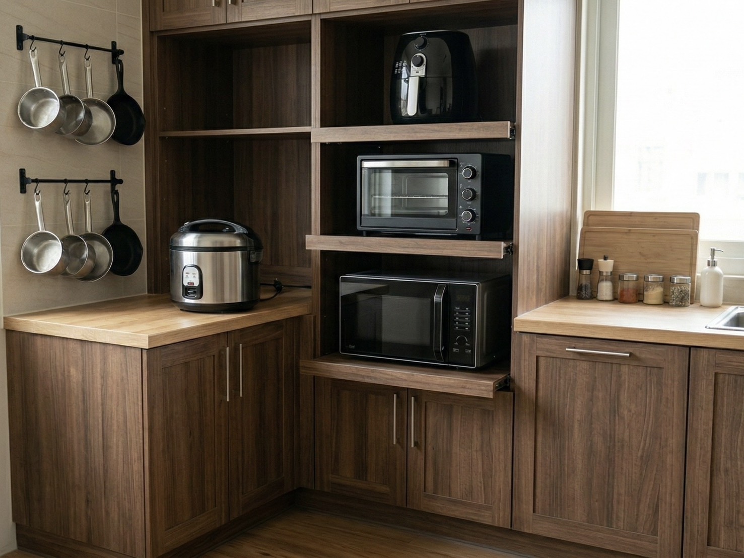 廚房收納技巧 1：分類廚房用具